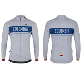 Jersey Ciclismo M/L Hombre GW Colombia Escaladores Gris